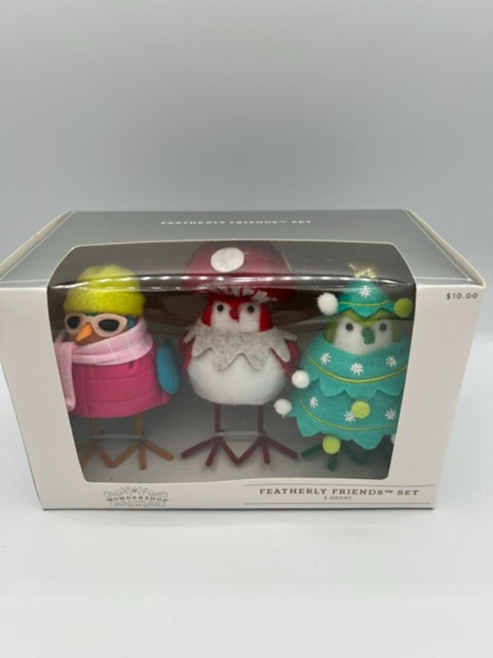 Target Wondershop Featherly Friends 2024 Christmas Birds 3-Piece Set NIB